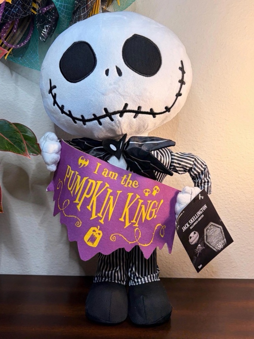 Nightmare Before Christmas Jack Door Greeter – New With Tags